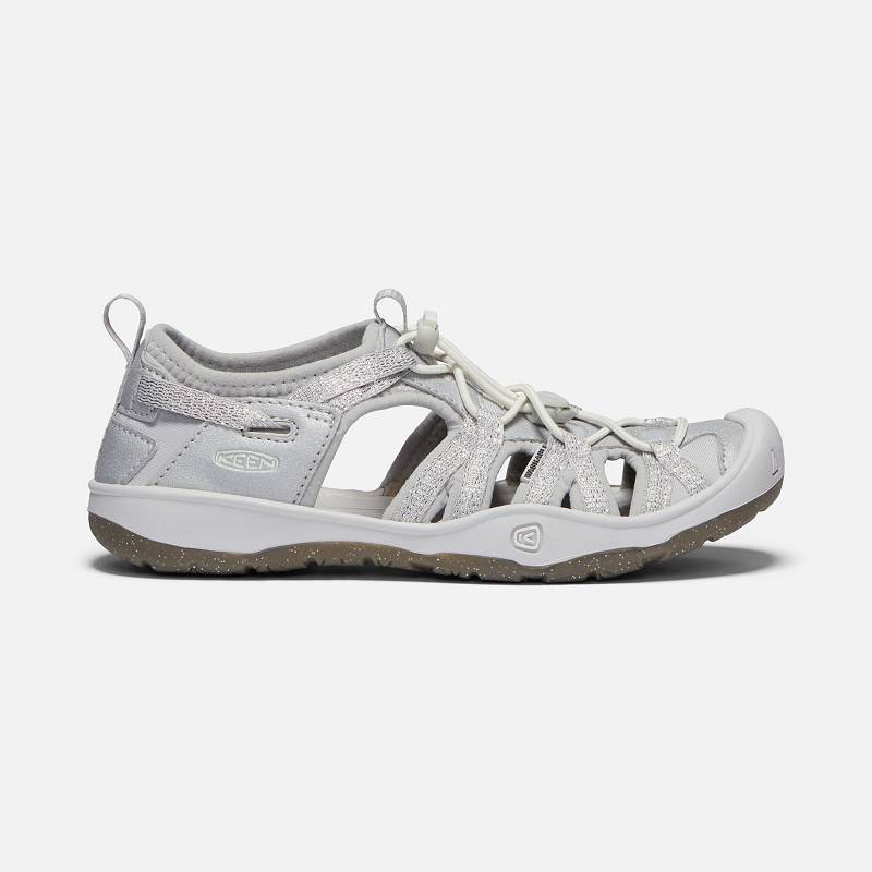 Keen Moxie Sandalen Kinder DE-85390 Silver - Keen Kinderschuhe Silber